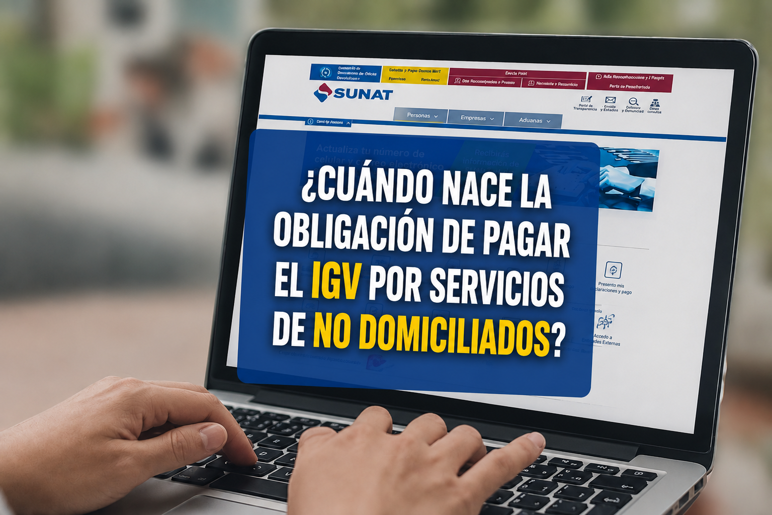 ¿cuándo nace la obligación de pagar el igv por servicios de no domiciliados?