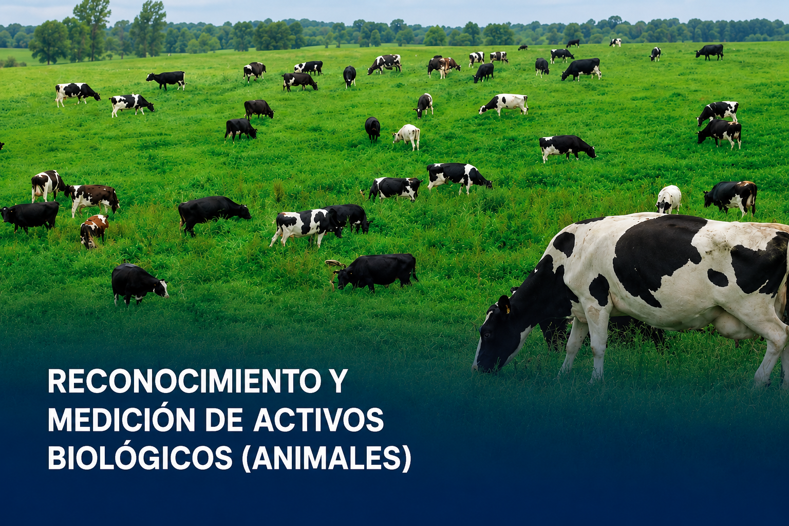 Reconocimiento y medición de activos biológicos (animales)
