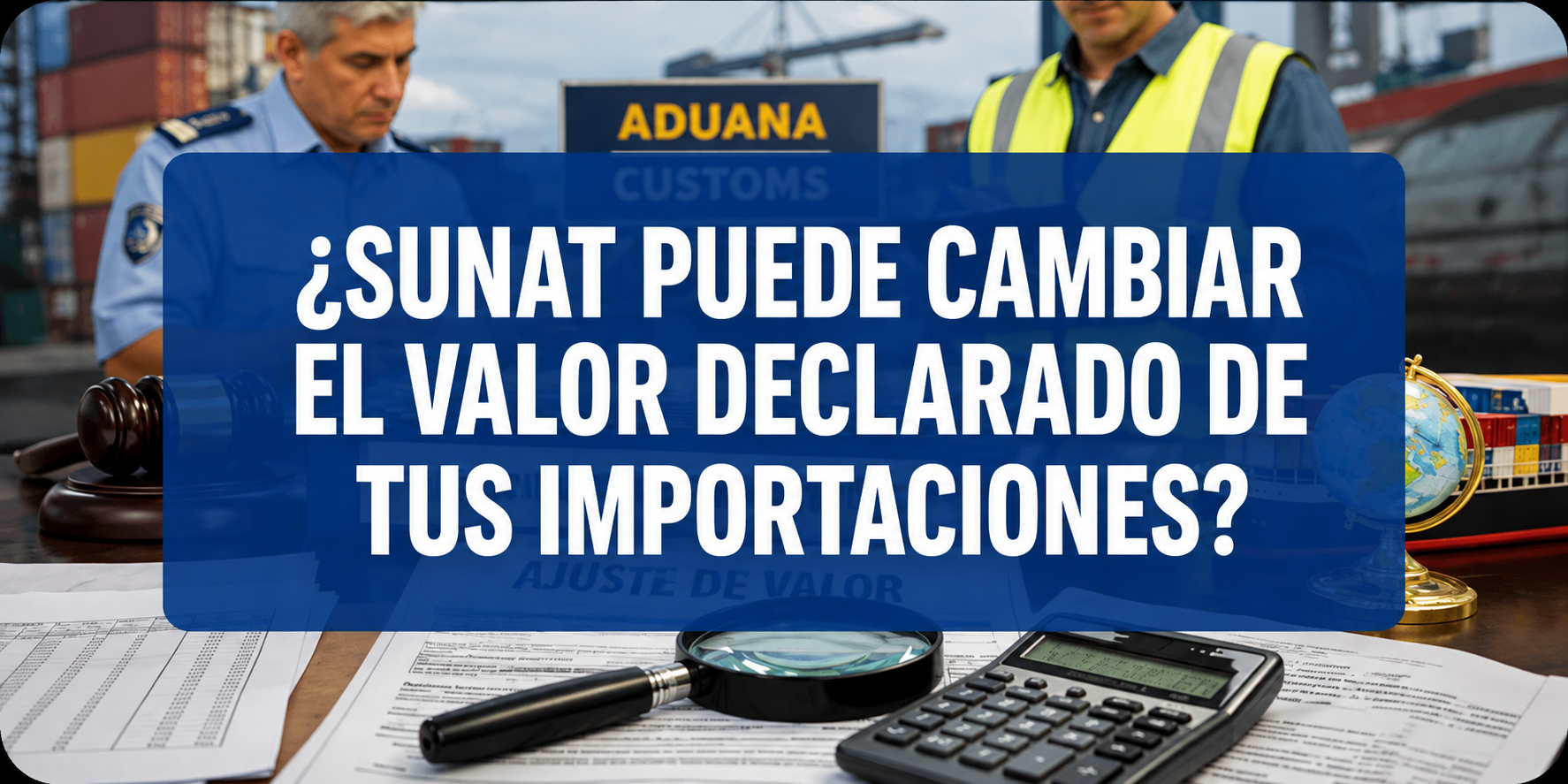 ¿sunat puede cambiar el valor declarado de tus importaciones?